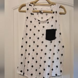 Womens white tank top